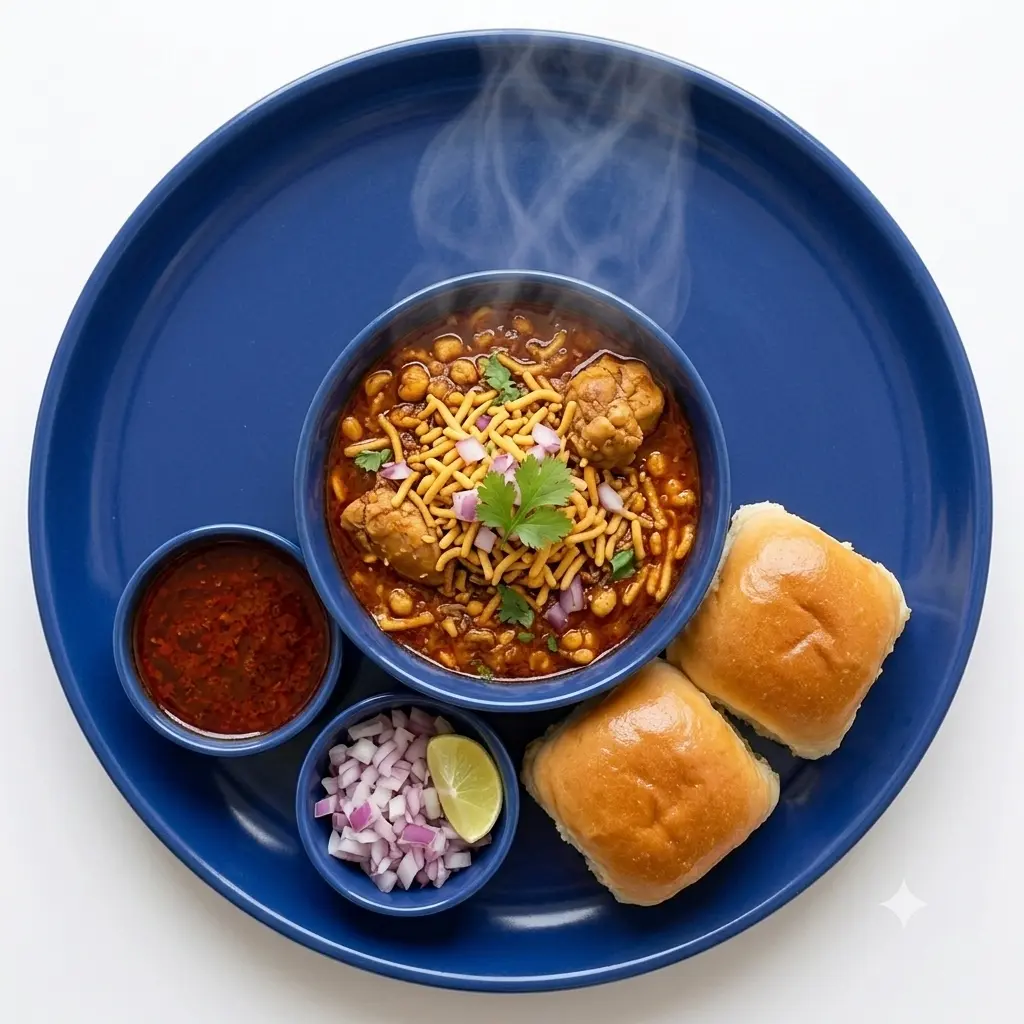 Chicken Misal Pav